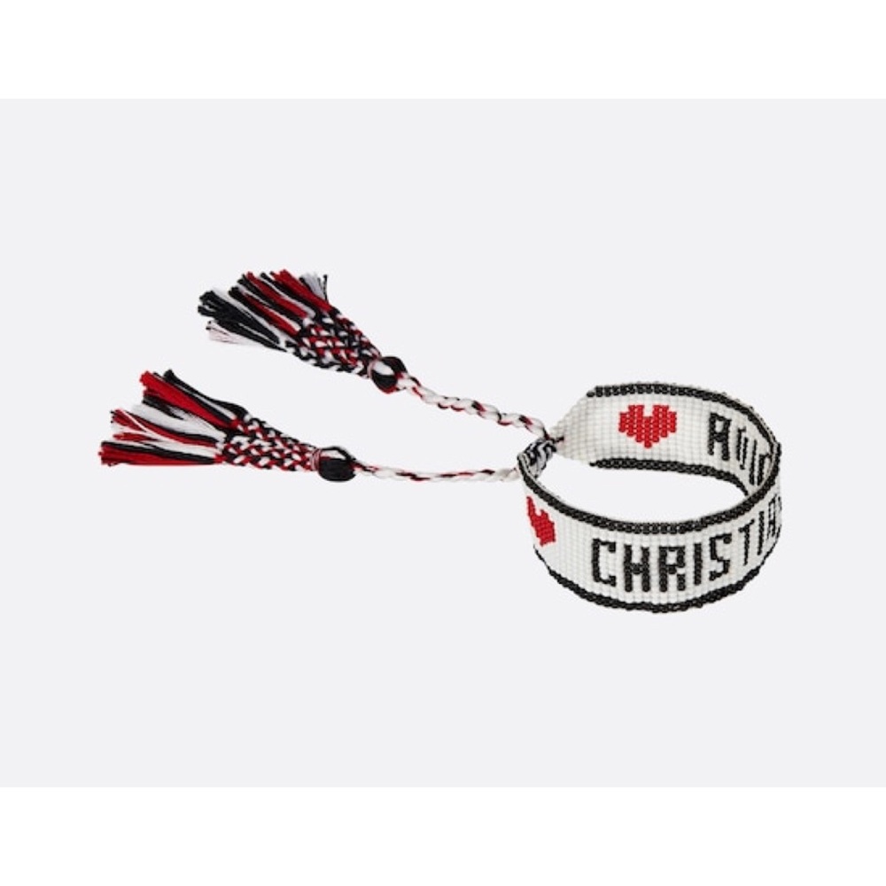 ❌Sold❌ Christian Dior J’ADIOR Bracelet Tassel Knit - Picture 1 of 8
